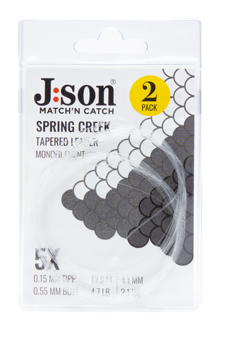 J:son Spring Creek Leader 13,5ft (2-Pack)