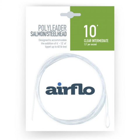 POLYLEADER, SALMON, THE FLY-TYING DEN, AIRFLO, AIRFLO SALMON AND STEELHEAD POLYLEADER, STEELHEAD, SINKING, INTERMEDIATE, FLY LINE, FLY FISHING