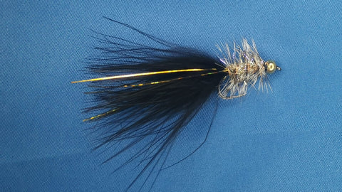 Fritz n Flies, The Fly Tying Den, The Fly-Tying Den, Lure, Fly, Fishing Fly, Fishing, Fishing Lure, Streamer, Barbless, Barry Sheen, Dawsons Olive, Zonker, Cats Whisker, Fluff Cat