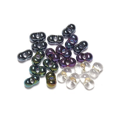 Glass damsel Twin Eye Beads